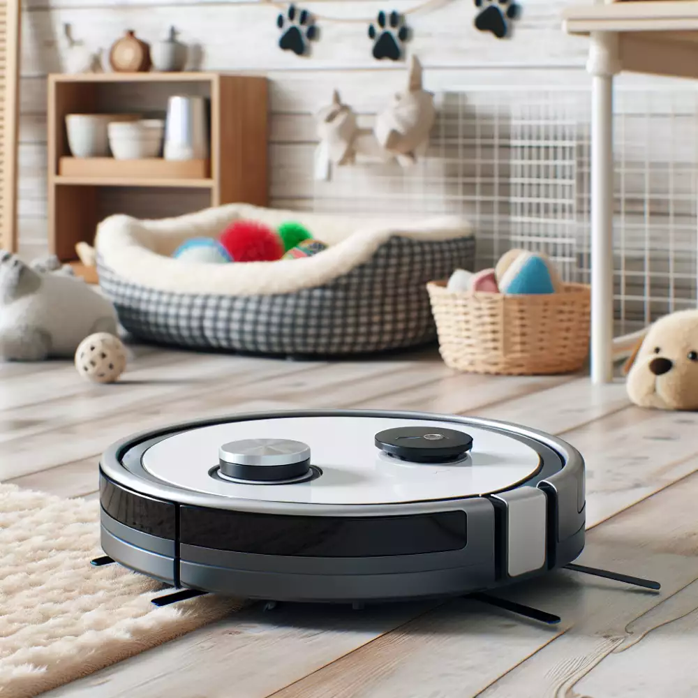robotický vysavač na zvířecí chlupy
